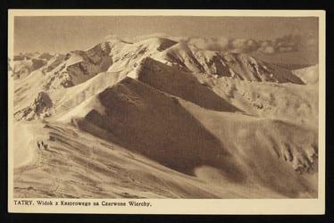 Tatry : widok z Kasprowego na Czerwone Wierchy