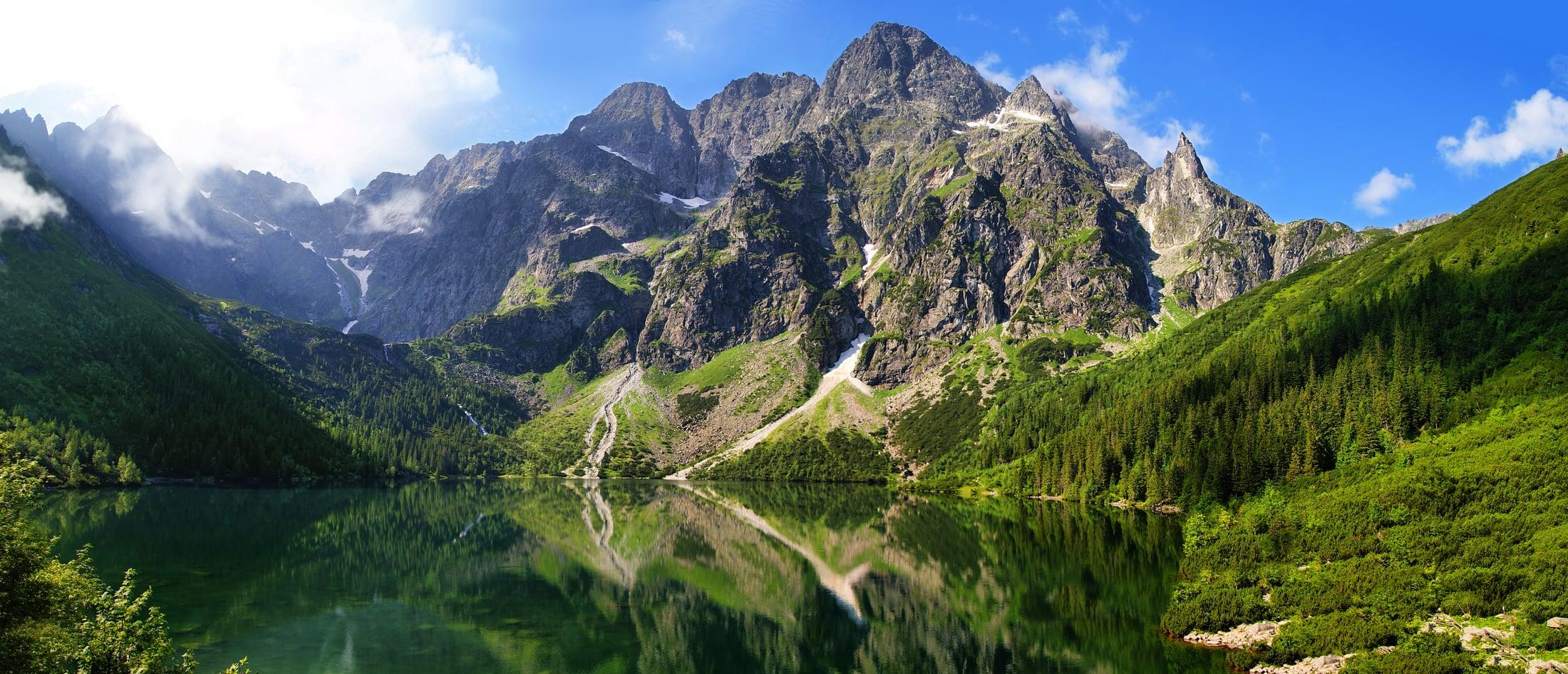 Morskie oko — zdjęcie trasy